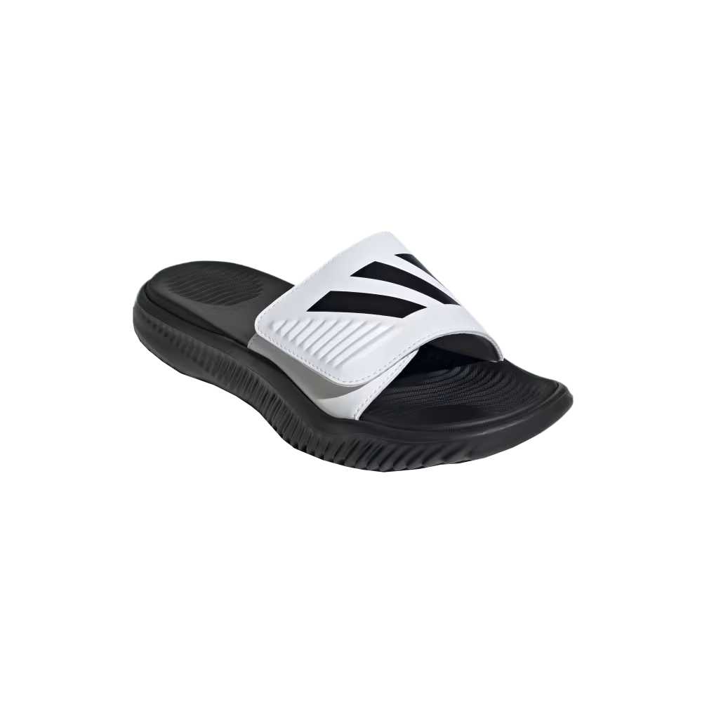 adidas AlphaResponse 1.0 Sandali a Ciabatta alla Moda Comodi alla Moda Minimalisti Calzature Unisex Nero Bianco JP5436