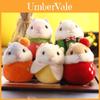 Cute Hamster Plush Keychain Soft Pp Cotton Stuffed Backpack Accessory
