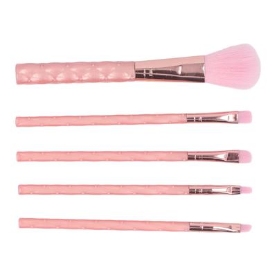 5pcs Makeup Brush Set Eye Contouring Soft Cosmetic Brush Portable Eyeshadow Blush Brush Beauty