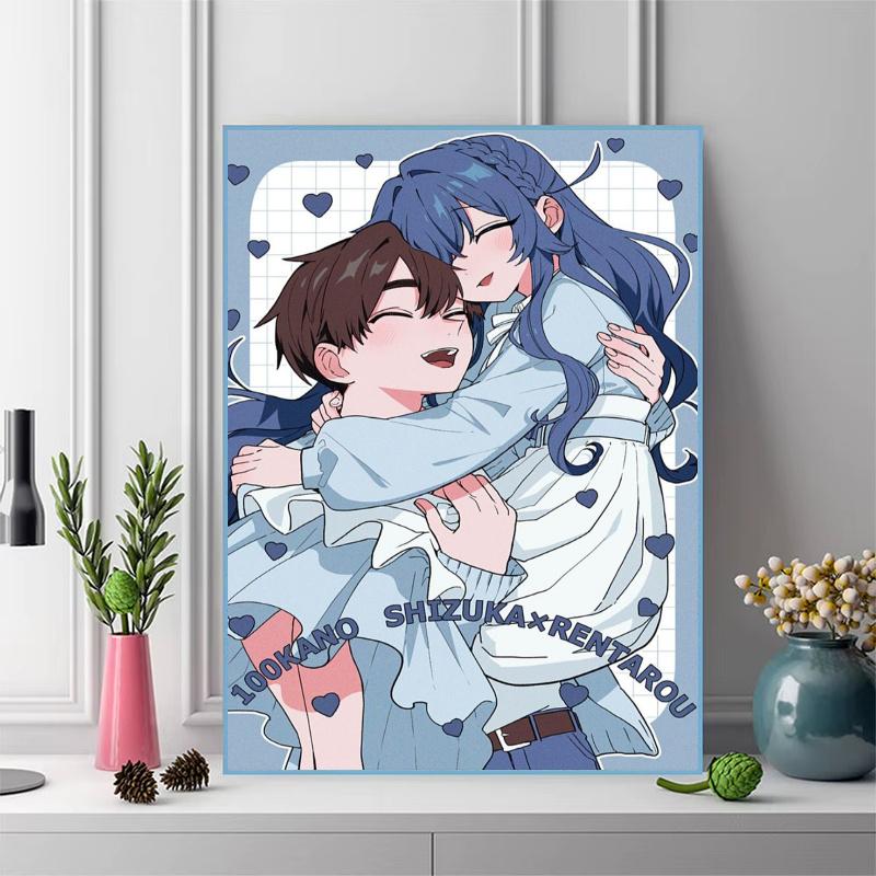 Hyakkano 100% Round Full Drill 5D DIY Diamond Painting Embroidery Cross Stitch Rhinestone Décor