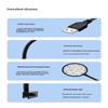USB Aquarium LED Clip Lamp Flexible Bracket Multiple Modes Fish Tank Light for Small Aquatic Plant Tank Home Office Decor