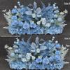 Wedding Aisle Blue Artificial Flower Row Decoration