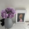 Knitted Carnation Hand-made Flower with Wool Hand Crocheting Artificial Packing Bag Home Decor