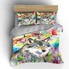 Wolf, Flowers, Geometric Shapes. Bedding Sets Duvet Cover Sets Duvet Covers Pillowcases(1 * Duvet Cover 2 * Pillowcases Without Duvet Insert)