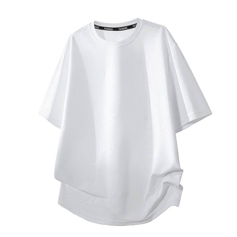 

Quick Drying Sports T-shirt Men s Ice Silk Fitness Loose Summer Thin Short Sleeved Running Top M