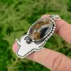Daughters Day Deal Oval Golden Pietersite Stone Boho Pendant Jewelry 925 Silver