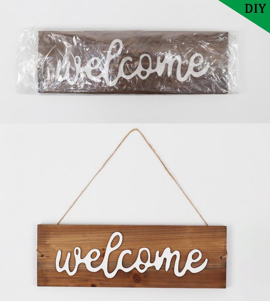 Kai Jin Lavender Letter Wreath for Indoor/Outdoor Door Decoration