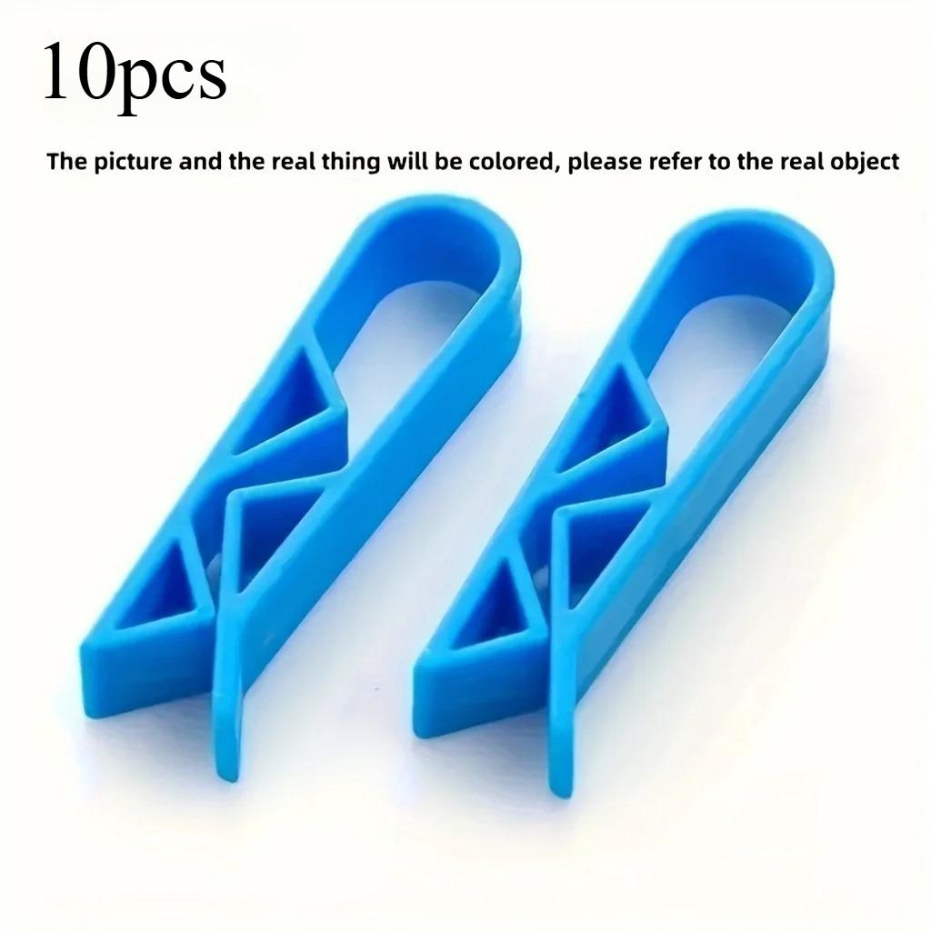 10 Innovative Trash Can Clips - Safe and Non Slip Trash Bag Holder, Stylish Divider Side Clips, Convenient for Home Use