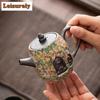 160ml Zen Heart Teapot Retro Tea Infuser Pot Household Tea Making Kettle With Ball Hole Drinkware Supplies Ornaments Collection