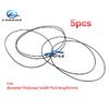5pcs 0.5mm Thickness Width Transmission Rubber Drive Belt for Walkman Repeater Cassette Deck Counter Audio Tape Recorder Square