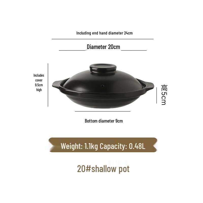 ZISIZ Ceramic Alcohol Stove Casserole Set with Lid