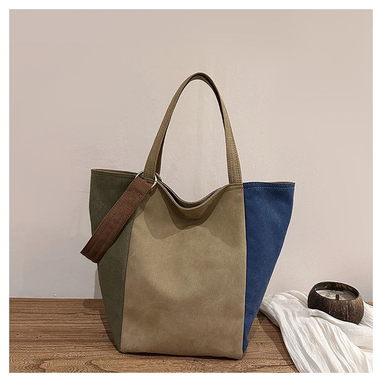 Canvas Women Shoulder Crossbody Bag High Quality Female Student Tote Bags 2026 New Large Fashi University Woman Handbags хаки