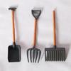 1 Set Dollhouse Miniatures High Simulation Best Gift Plastic Mini Farm Tool Shovel Rake for Micro-landscape Scene