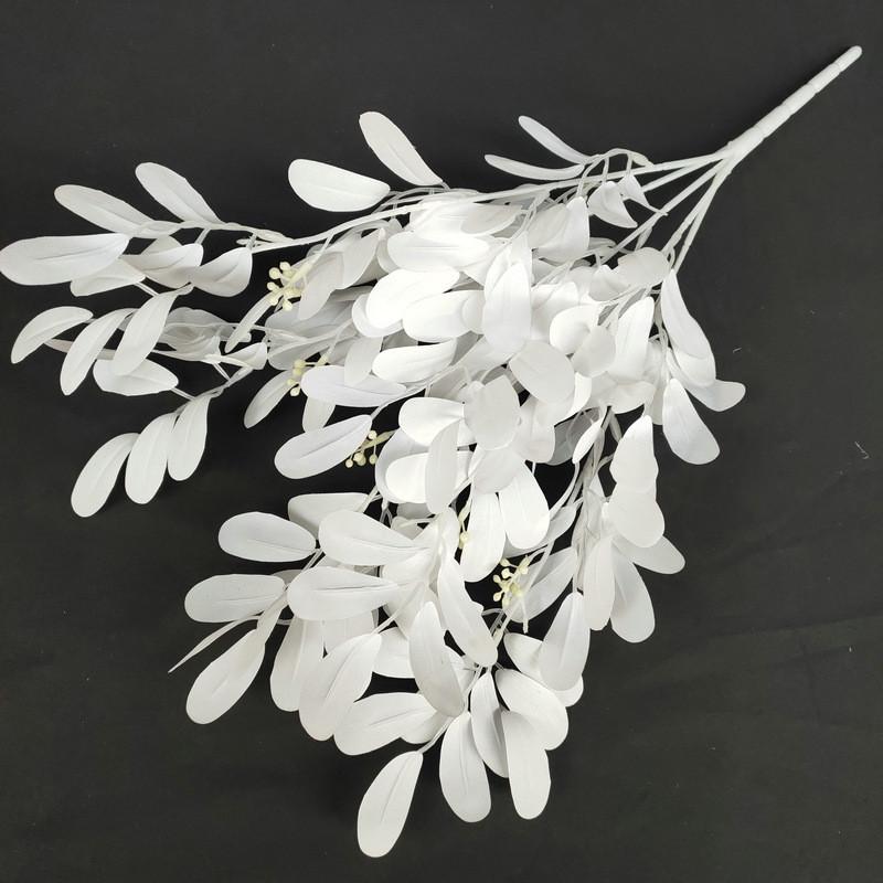 

Peanut Leaf Artificial Silk Floral Bouquet Long Stem Wedding Decor Display Home StyleA