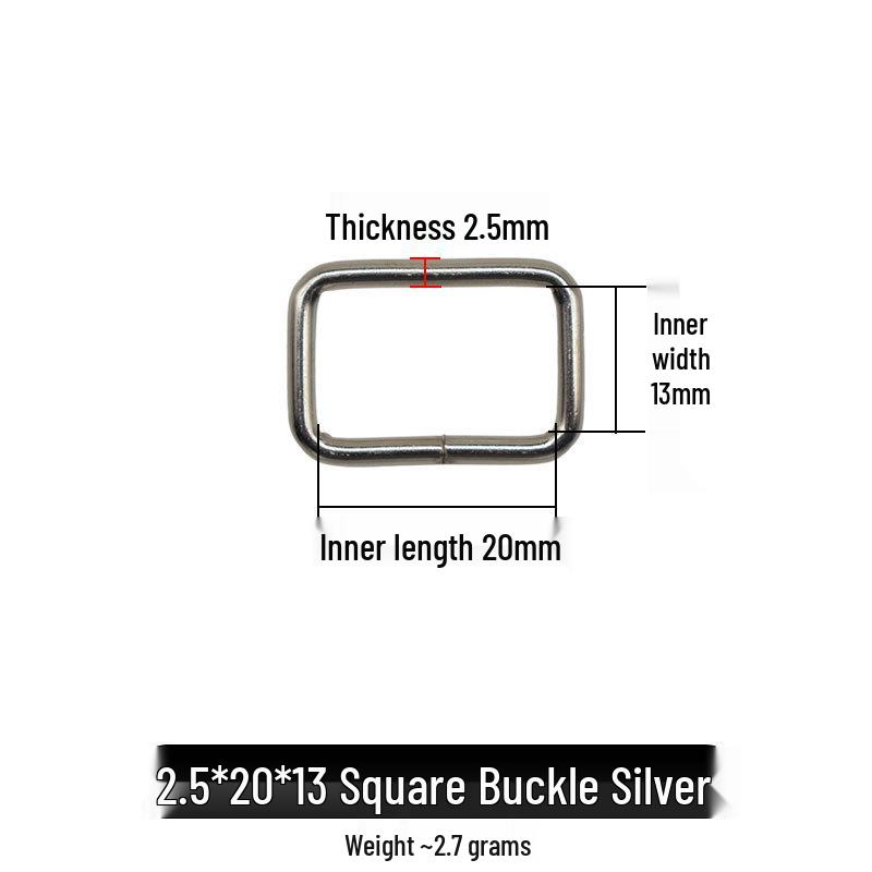 Квадратные металлические пряжки для аксессуаров багажа