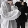 Sweatshirts for Women Winter Fleece Oversized Pullover Sweatshirt Long Sleeve Loose Velvet Jumpers Thickened Sweatshirts Top