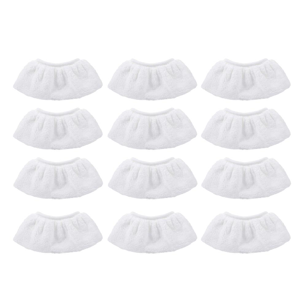 

Steam Cleaner Microfiber Replacement Cloths 12 Pack Compatible Covers for Removing Dirt and Grease on Multiple Home Surfaces