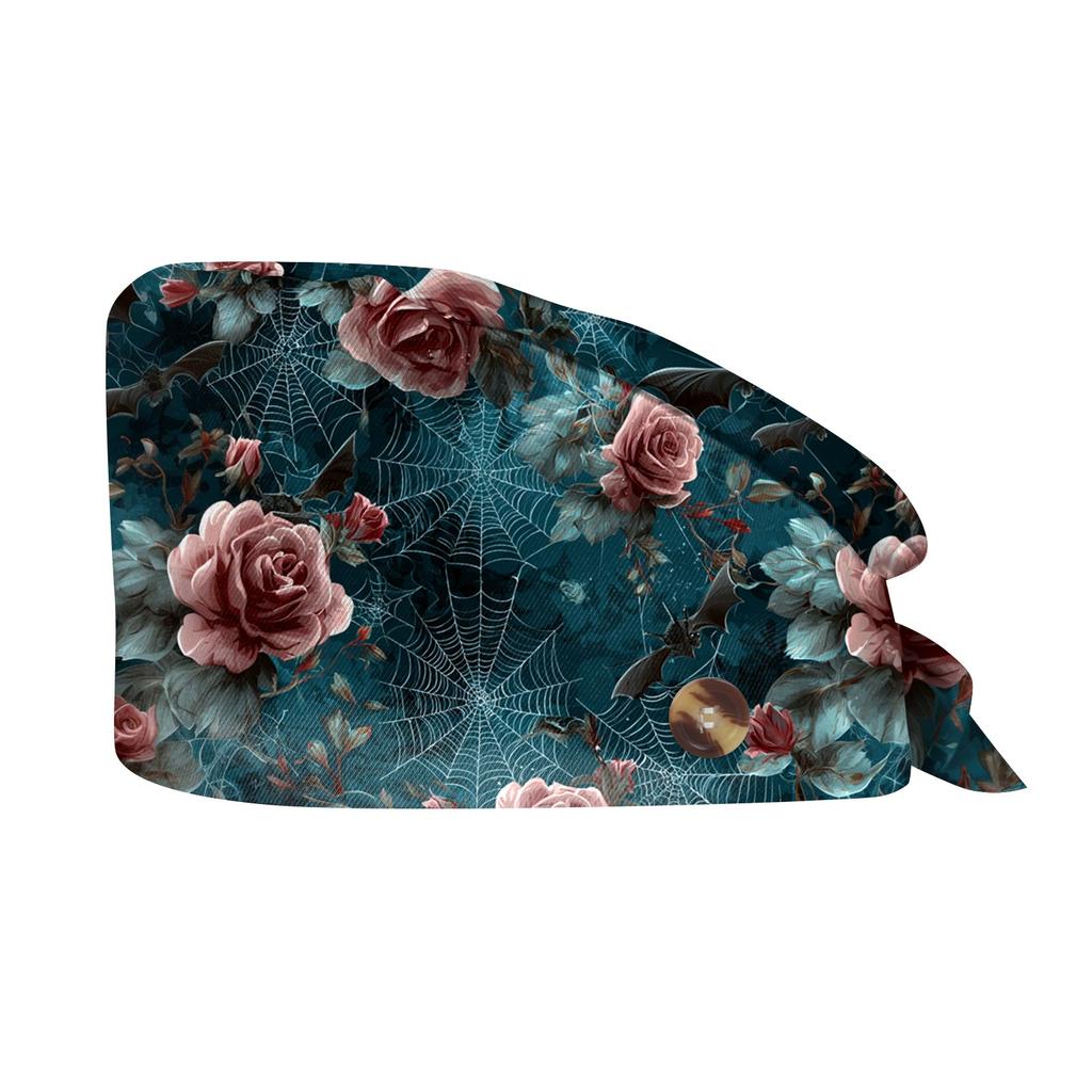 Fashion Halloween Print Work Hat Casual Wash Hat Bag Cap