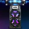 10W Karaoke Outdoor Portable Sound Box Speaker Wireless Large Home Theater Bluetooth Party Speakers With Wired Microphone