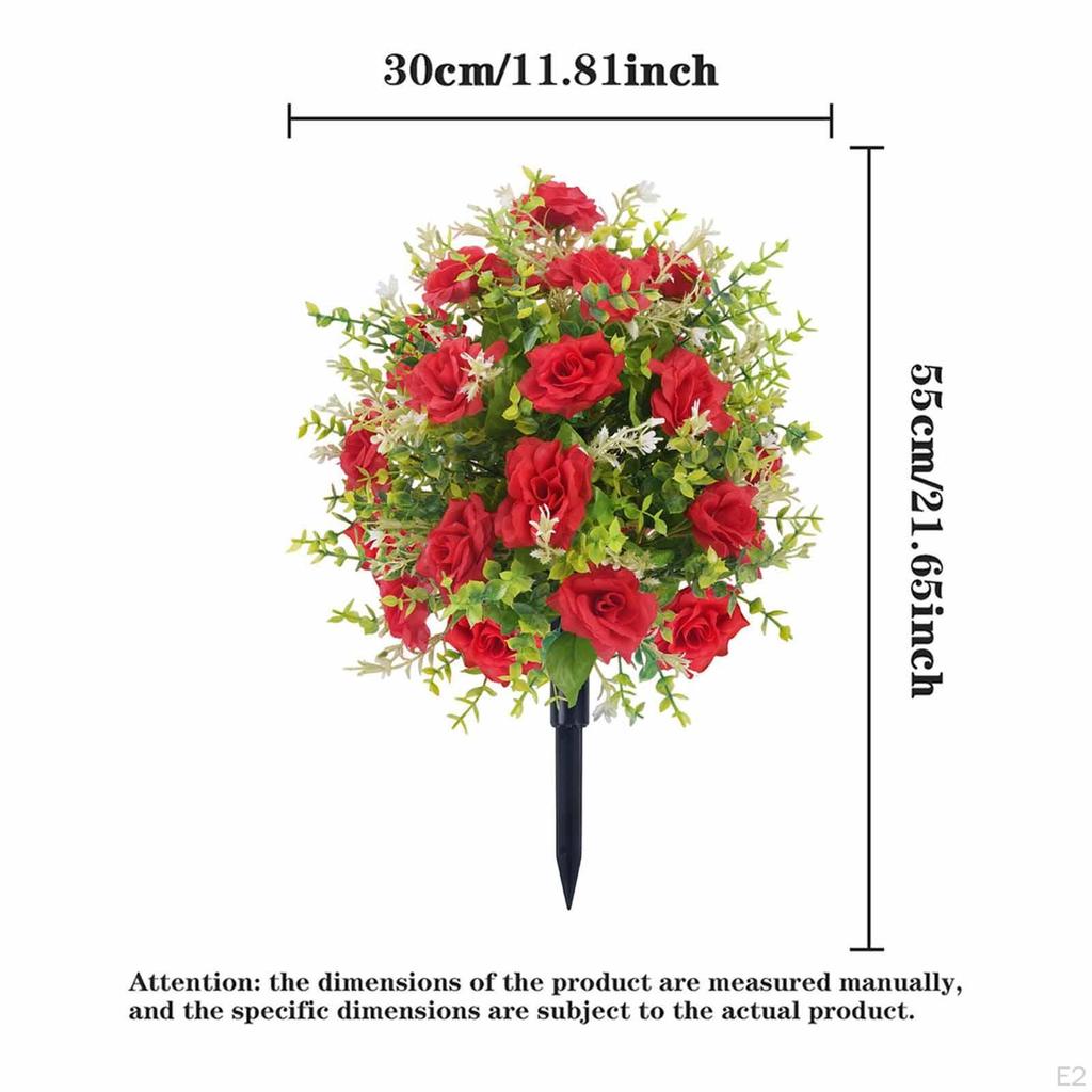 Artificial Commemorative Flower with A False Stake -based Plant at The Table of