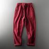 Foreign Trade Tail Order Cut Label Winter Fleece-Lined Casual Men's Pants