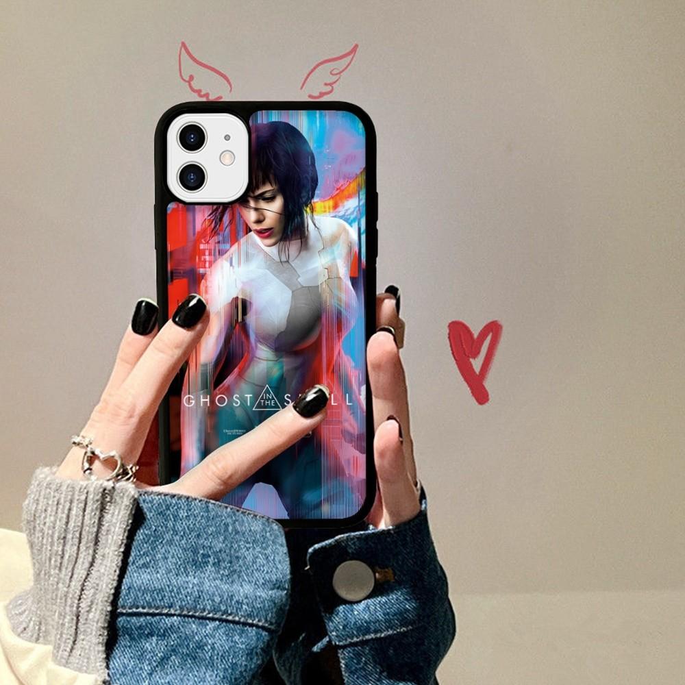 Ghost In the Shell Phone Case Silicone PC+TPU For For iPhone 11 12 13 14 15 16 Plus Pro Max Cover