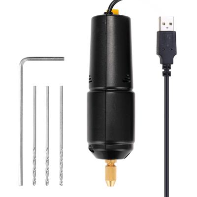 Z-U36 mini rankinis elektrinis gręžtuvas USB perforatorius 5V galios mažas šlifavimo įrankis juvelyrinių perlų dervai