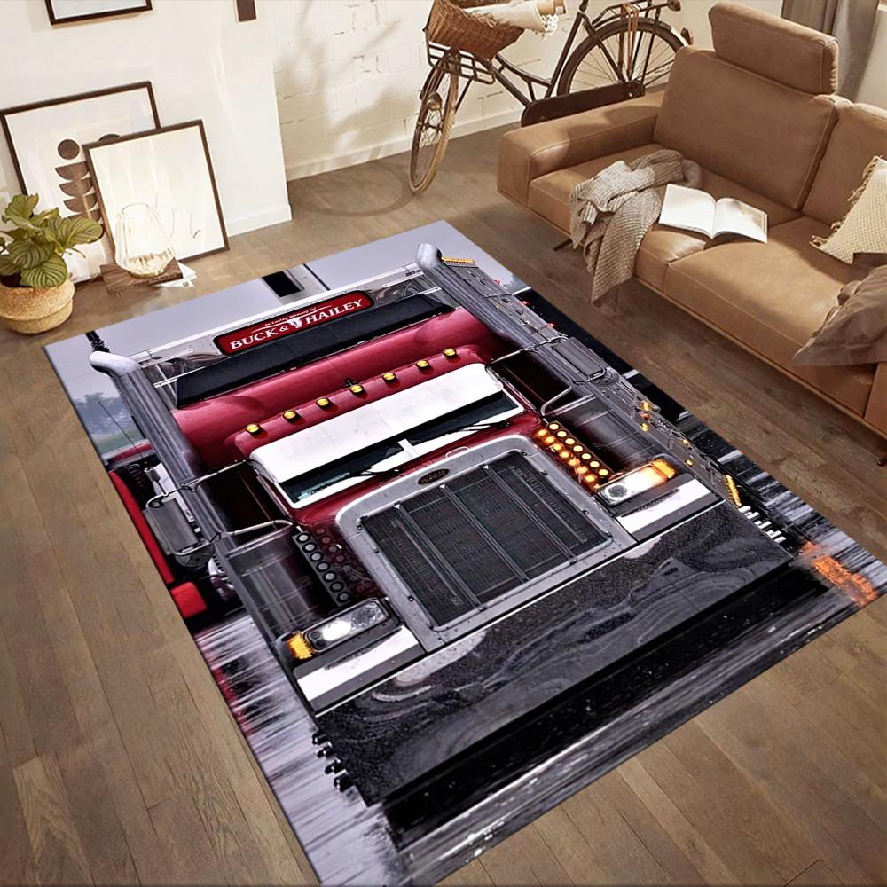 Kw Heavy Trucks Area Rug Perfect For Dormitory Foyer Dining Room Living Rooms Antislip Rug Office Home Decor