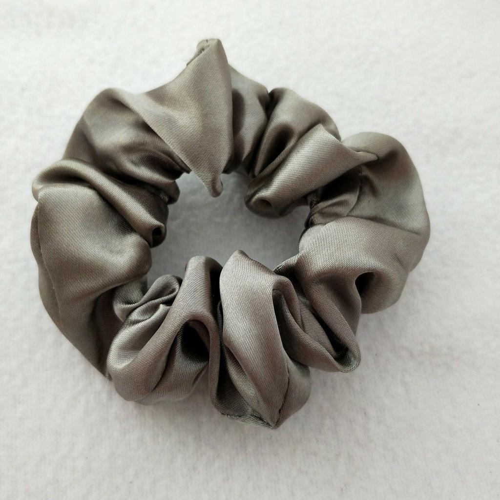 Satin Silk Hair Tie: High-End Women's Rubber Band for Elegant Buns