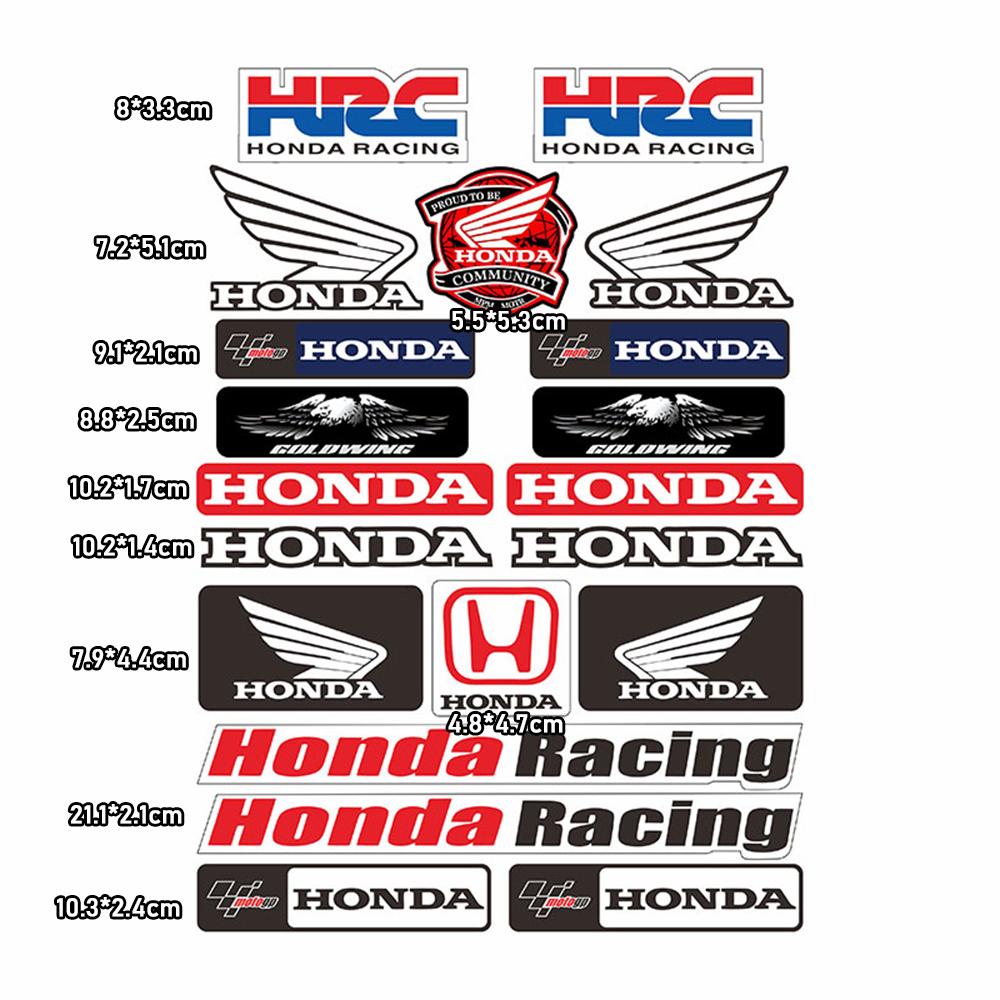 Motorcycle Body Stickers Modification Accessories for HONDA CBR Series Decals Reflective Helmet Fuel Tank Decor Wheel Stickers KP5 yzpf8