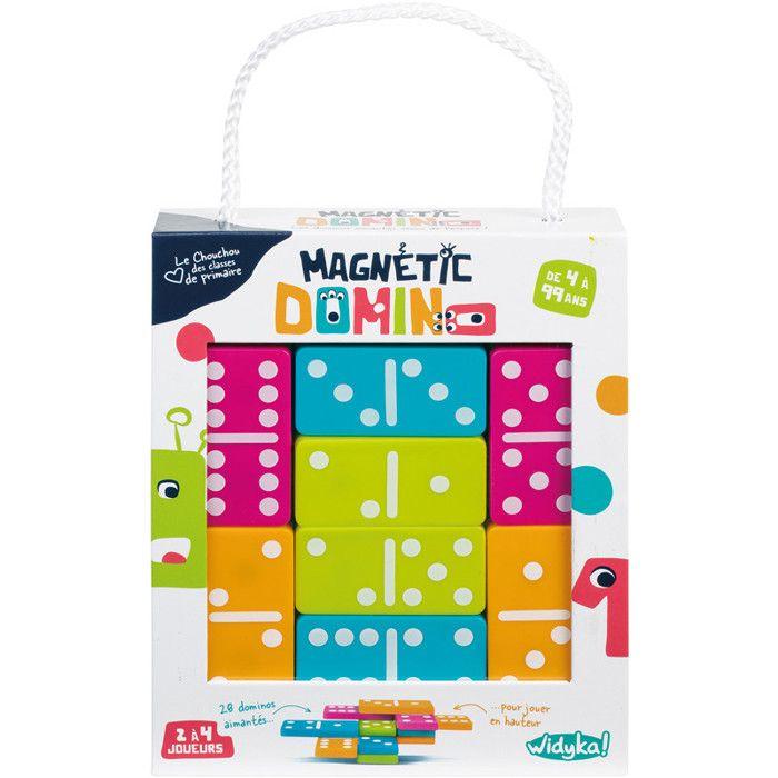 Jeu de société - WDK - Dominos Magnétique - Coloré - 28 pièces - À partir de 4 ans