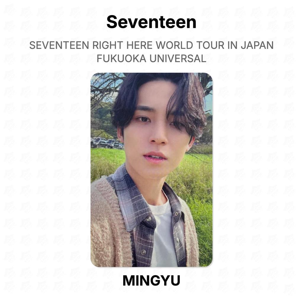 Seventeen RIGHT HERE WORLD TOUR IN JAPAN FUKUOKA UNIVERSAL Official Photocard