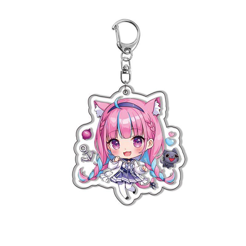 Figurine Anime Hololive Vtuber Cosplay Breloc Acrilic Hoshimachi Suisei Gawr Gura Nanashi Mumei Breloc Fani Decorație Cadouri