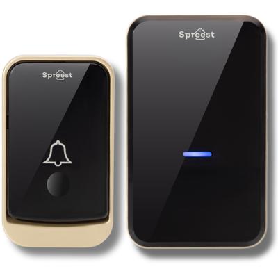 Wireless Doorbell Q192-BG 1T1R Gold-Black