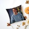 CChandler Bing Cushion Cover Washable Linen Pillowcase Soft  for Daily Sofa Bed Home Room Decor