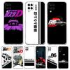 Anime Initial D AE86 Case for Samsung Galaxy A13 A22 A32 A52 A72 A51 A71 A11 A31 A41 M31 A01 A21S 5G Transparent Silicone Shell