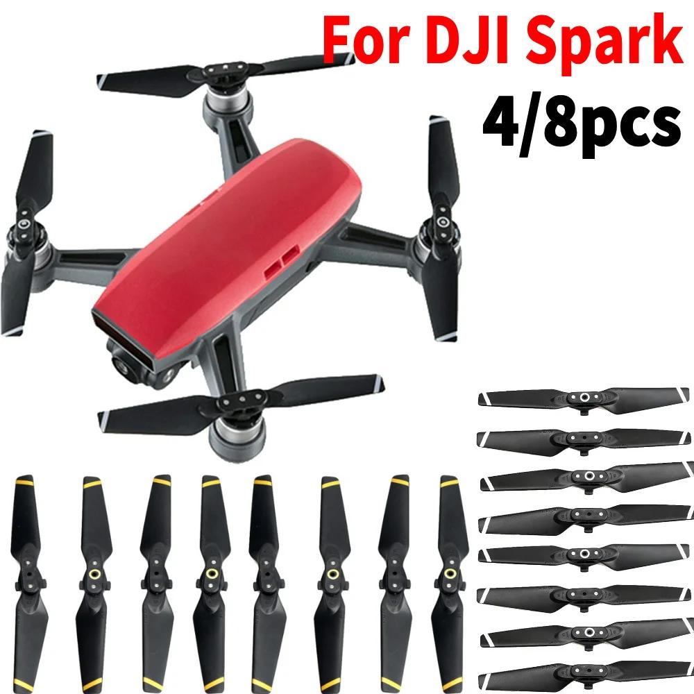4/8pcs Propellers Blade for DJI Spark Drone Accessories Quick-release Folding Blades Propeller Replacement Props Spare Parts