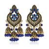 Retro Indian Bollywood Kundan Jhumka Jhumki Drop Earrings Gypsy Fashion Jewelry