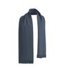 Boss Virgin Wool Solid Knit Scarf Open Blue 50495340468 