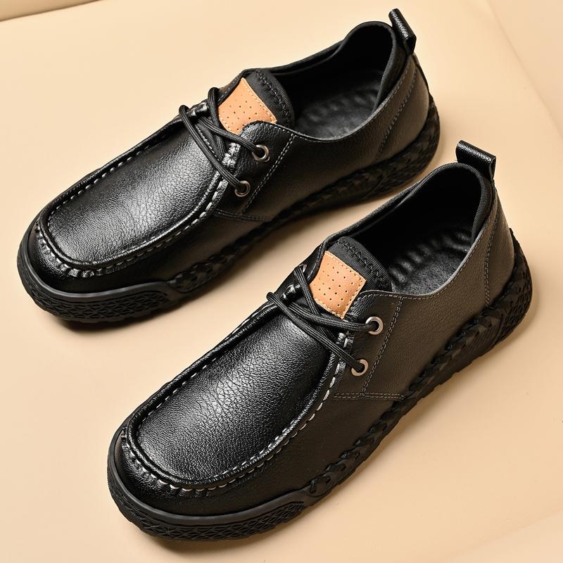 38-46 Men's Plus Size Fashionable Outdoor Casual Shoes Leather Shoes Business Casual Shoes Hiking Shoes