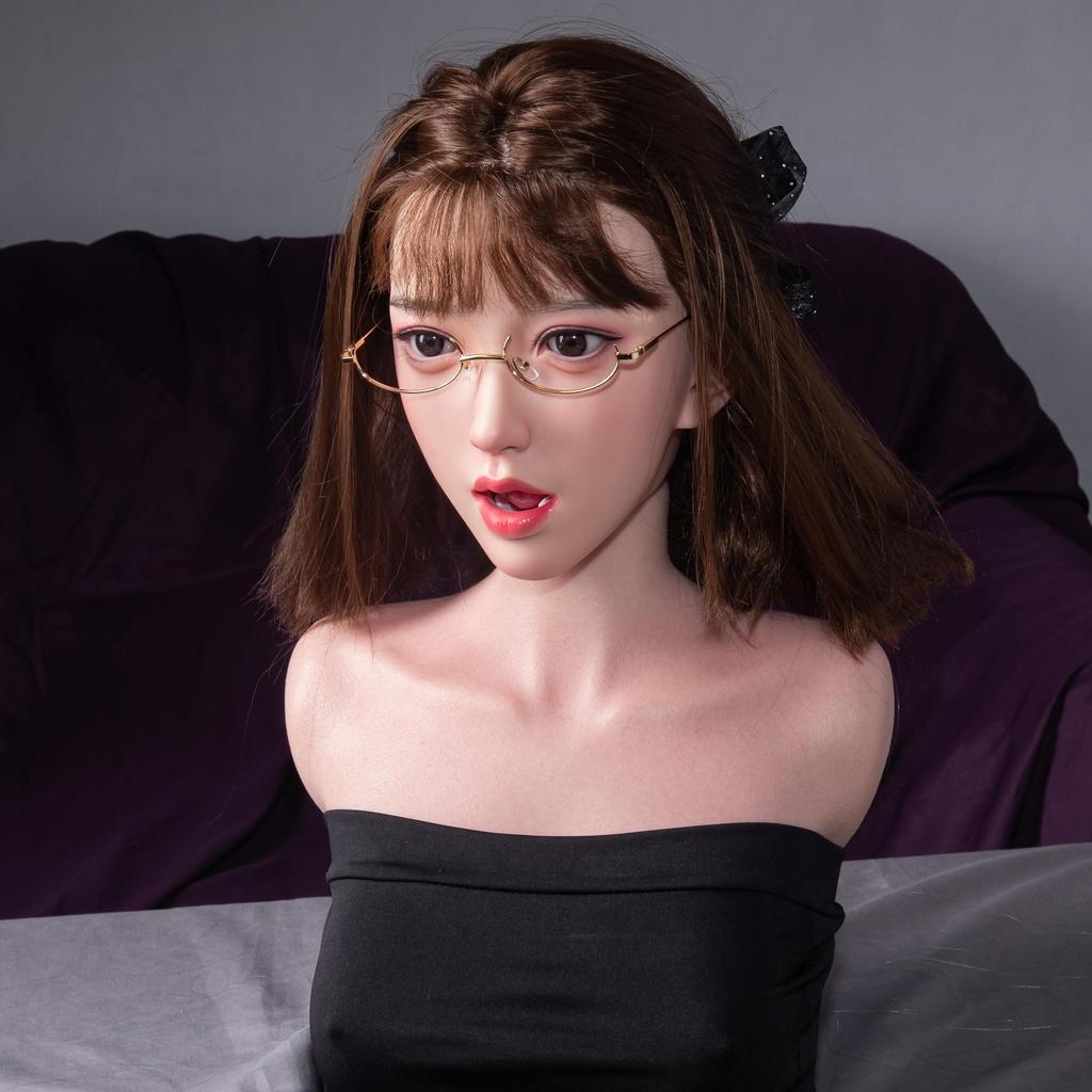 Männer Sexpuppenkopf Silikon Oralsex Exquisites Make-up Mit Zähnen Zunge Masturbationstasse Erotisches Erwachsenen Sexspielzeug