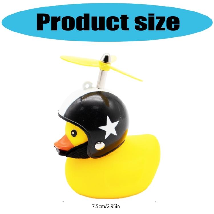 Rubber Duck Bike Bells Yellow Duck Bike Decorations Accessories Duck Bike Bells Bike Handlebar Bells with Propeller