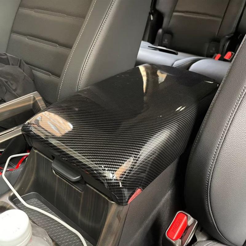 ABS Plastic Car Styling Armrest Box Panel Frame Decoration Cover Trim For Honda CRV CR-V 2024 Auto Interior Accessories
