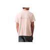 Calvin Klein Minimalist Comfortable Versatile Casual Embroidered Back Short Sleeve T-Shirt Men Tops Silver Peony 4RB813G-LN4