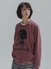 Aenhacheu Vintage Muse Raglan Sweatshirt_Pink
