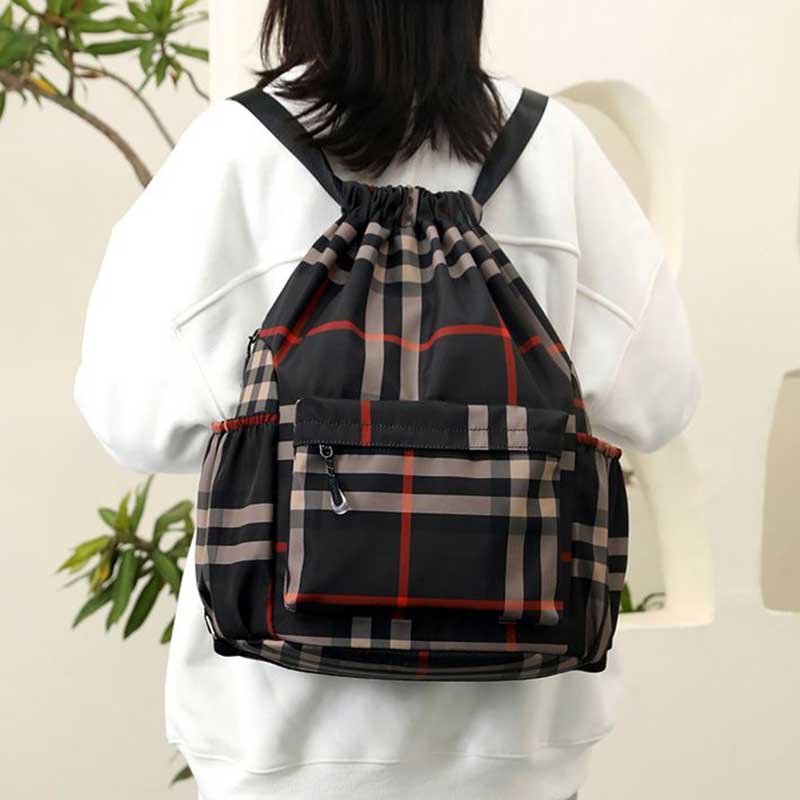 Leichte Bündeltasche im ethnischen Stil, Umhängetasche, wasserdichter Rucksack aus Nylon und Oxford-Gewebe mit Kordelzug, Hunderte bedruckte Reisetaschen, Flut