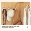 6PCS/3PCS/1PC Suction Cup Hook, No Punching, Reusable, Suitable for Home Storage Hooks