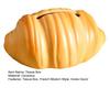 Realistic Croissant Shaped Tissue Box, with Precise Paper Exit Gaps, High-Quality Waterproof Durable Decorative Tissue Holder