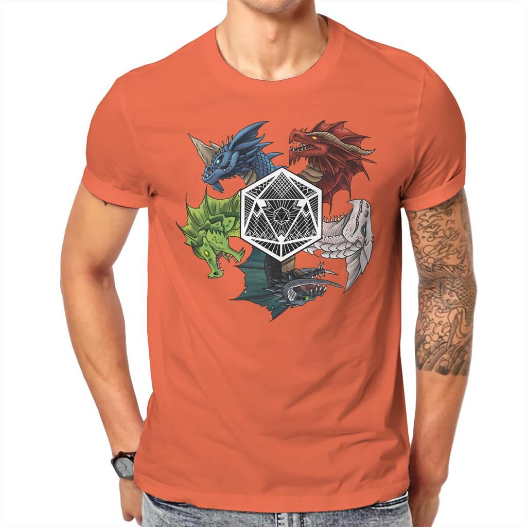DND Chromatic T Shirt Homme Unisexs Tshirt Cotton Unisex Tops