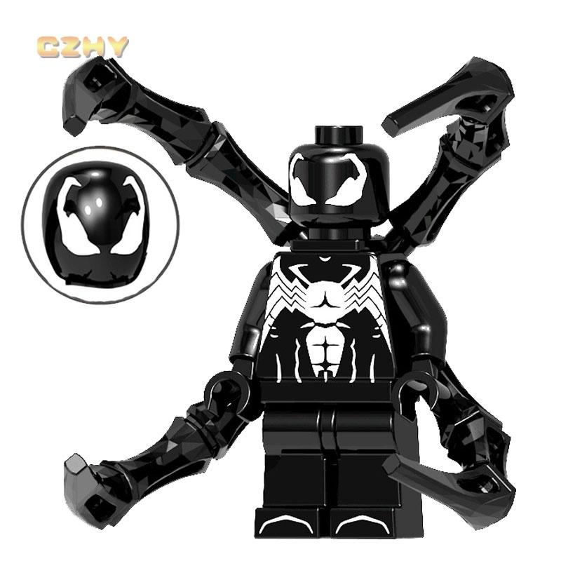 Pink Deadpool Minifigures Lego Venom Batman Blocks Toys
